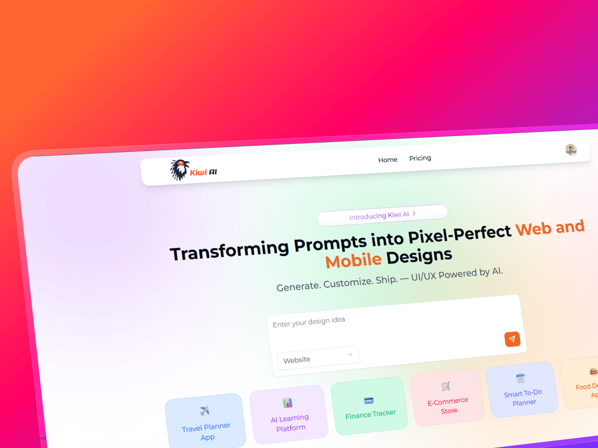 Kiwi AI (In-progress)